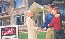 real estate agent and buyers