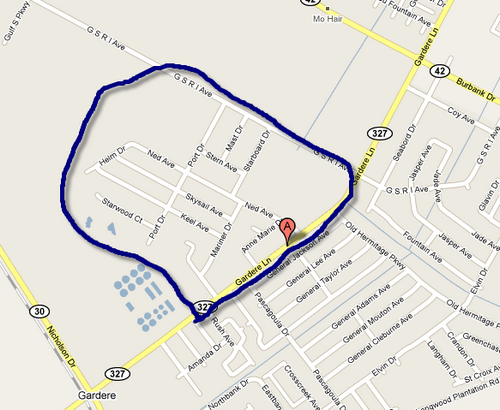 Gardere Lane Multi Family Map