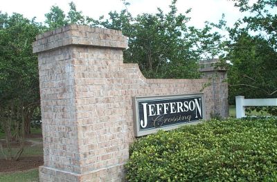 Jefferson Crossing Entrance Sign