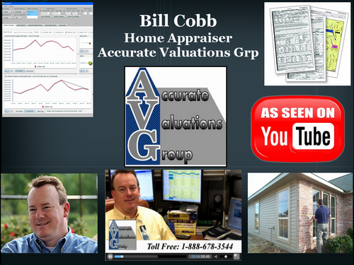 Bill Cobb Accurate Valuations Group Large Background as seen on youtube