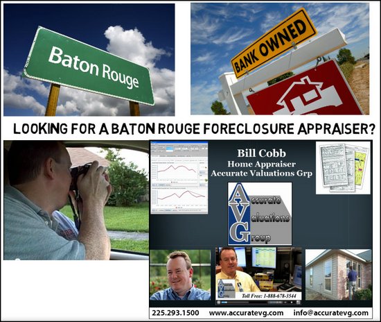 Foreclosure Real Estate Home Appraiser Baton Rouge Louisiana