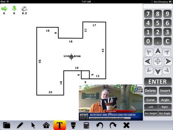 ipad home measuring